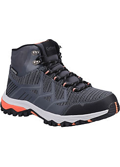 Grey & Coral Wychwood Mid ladies Recycled Hikers by Cotswold