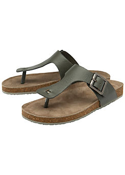 Grey Leather Barran Sandals by Ravel