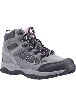 Grey Maisemore Mid Ladies Suede Mesh Hikers by Cotswold