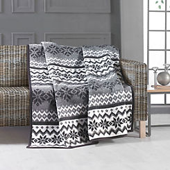 Grey Nordic Luxury Blanket by Country Club
