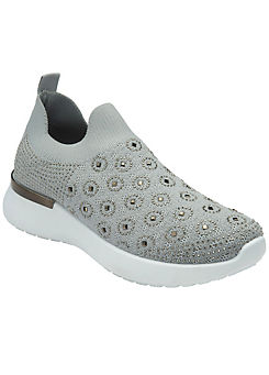 Grey Stamway Shoes by Lotus