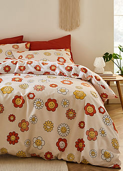 Groovy Floral Duvet Cover Set  by Sassy B