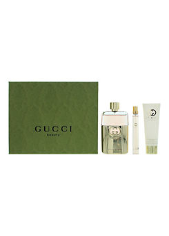 Guilty Pour Femme 3 Piece Set - Eau De Parfum 90ml & 10ml & Body Lotion 50ml by Gucci