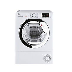 H-Dry 300 10KG Condenser Tumble Dryer HLE C10DCE-80 - White by Hoover