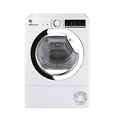 H-Dry 300 9KG Condenser Tumble Dryer HLE C9TCE-80 - White by Hoover