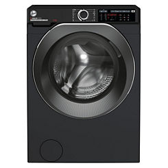 H-Wash 500 10KG 1600 Spin Washing Machine - HWD610AMBCB/1-80 - Black by Hoover