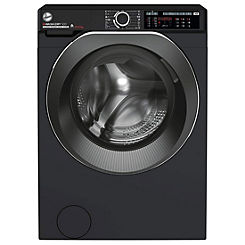 H-Wash 500 10KG/6KG 1400 Spin Washer Dryer - HDD4106AMBCB-80 - Black by Hoover