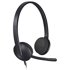 H340 Usb Pc Headset with Noise-Cancelling Mic by Logitech