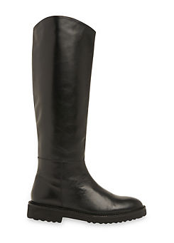 Hadlow Black Knee High Riding Boots by Whistles