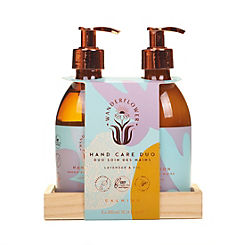 Hand Care Duo Set Calming Lavender & Fig by Wander Flower