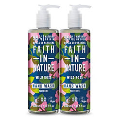 Hand Wash Duo - Wild Rose by Faith In Nature