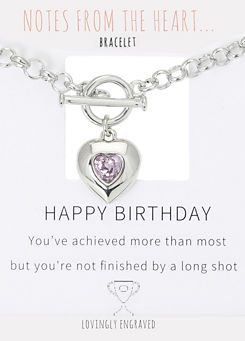 Happy Birthday Bracelet by Notes From The Heart