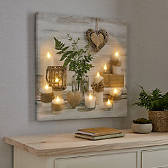 Harmony Printed LED Canvas by Graham & Brown