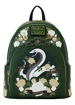 Harry Potter Slytherin House Tattoo Mini Backpack by Loungefly