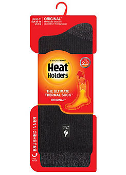 Heat Holders Men’s Thermal Socks - Berlin Black by Drew Brady