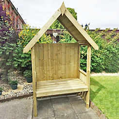 Hebe Pressure Treated Arbour by Shire