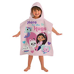 Here for Hugs 100% Cotton Hooded Poncho Beach Towel by Gabby’s Dollhouse