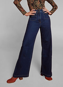 High Waisted Pocket Detail Jeans by Freemans