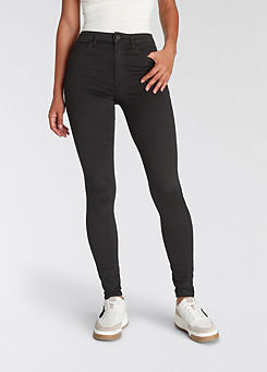 High-Waisted Skinny Jeans by Only