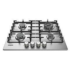 Hob PPH 60G DF IX UK - Silver by Hotpoint