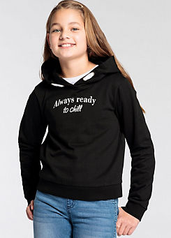 Hooded Kids Long Sleeve Sweatshirt by Kidsworld