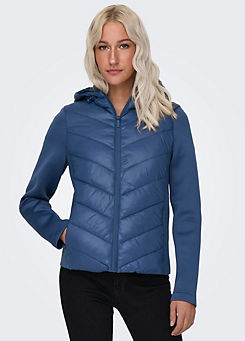 Hooded Quilted Jacket by Only