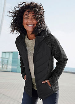 Hooded Quilted Jacket by Vivance