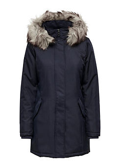Hooded Winter Coat by Only