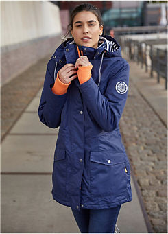 Hooded Zip Fastening Quilted Parka by bonprix
