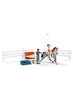 Horse Club Mia’s Vaulting Riding Set Toy Playset by Schleich