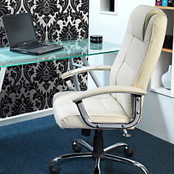 Houston High Back Bonded Leather Executive Office Chair by Alphason