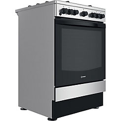 IS67G5PHX/UK Dual Fuel Cooker - Inox by Indesit