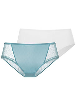 Imani Pack of 2 Hipster Classic Briefs by DORINA