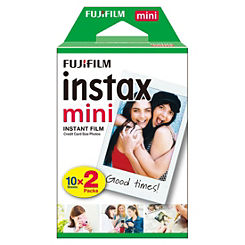 Instax Mini Credit Card Size Glossy Photo Film 10 Pack x 2 by Fujifilm