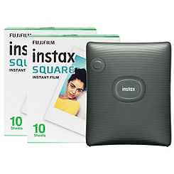 Instax Square Link Wireless Smartphone Photo Printer(20 Shots) - Green by Fujifilm