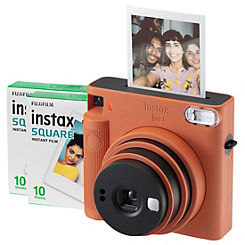 Instax Square SQ1 Instant Camera (20 Shots) - Terracotta Orange by Fujifilm