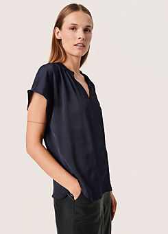 Ioana Short Sleeve Casual Fit Blouse by Soaked in Luxury