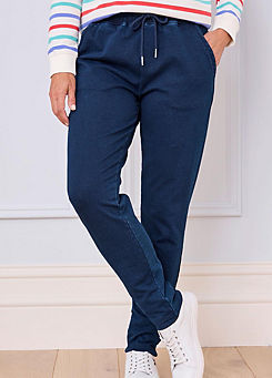 Jersey Denim Joggers by Cotton Traders