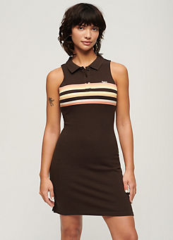 Jersey Polo Mini Dress by Superdry