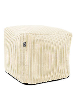 Jumbo Cord Cube Beanbag by rucomfy