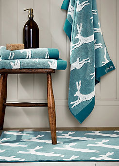 Jumping Hare Towel Range by Joules
