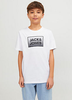Junior Logo Print T-Shirt by Jack & Jones