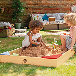 Junior Wooden Teal Sand Pit by Plum®