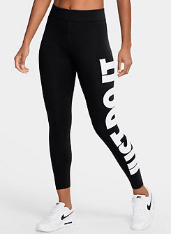 Just Do It Print Essential High Rise Leggings by Nike