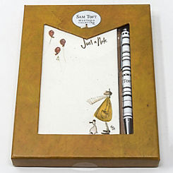 Just a Note A6 Notebook & Pen Gift Set by Sam Toft