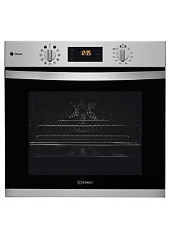 KFWS3844HIXUK Built In Electric Single Oven - Inox by Indesit