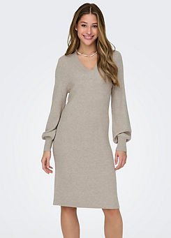 Katia Long Sleeve Midi Dress by Only