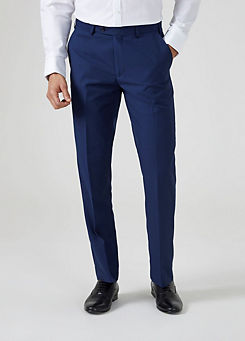 Kennedy Blue Slim Fit Suit Trousers by Skopes