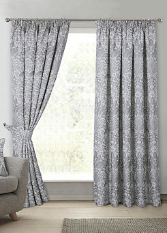 Keswick Pair of Pencil Pleat Lined Curtains by Sundour