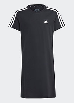 Kids 3-Stripe Short Sleeve T-Shirt Dress by adidas Sportswear